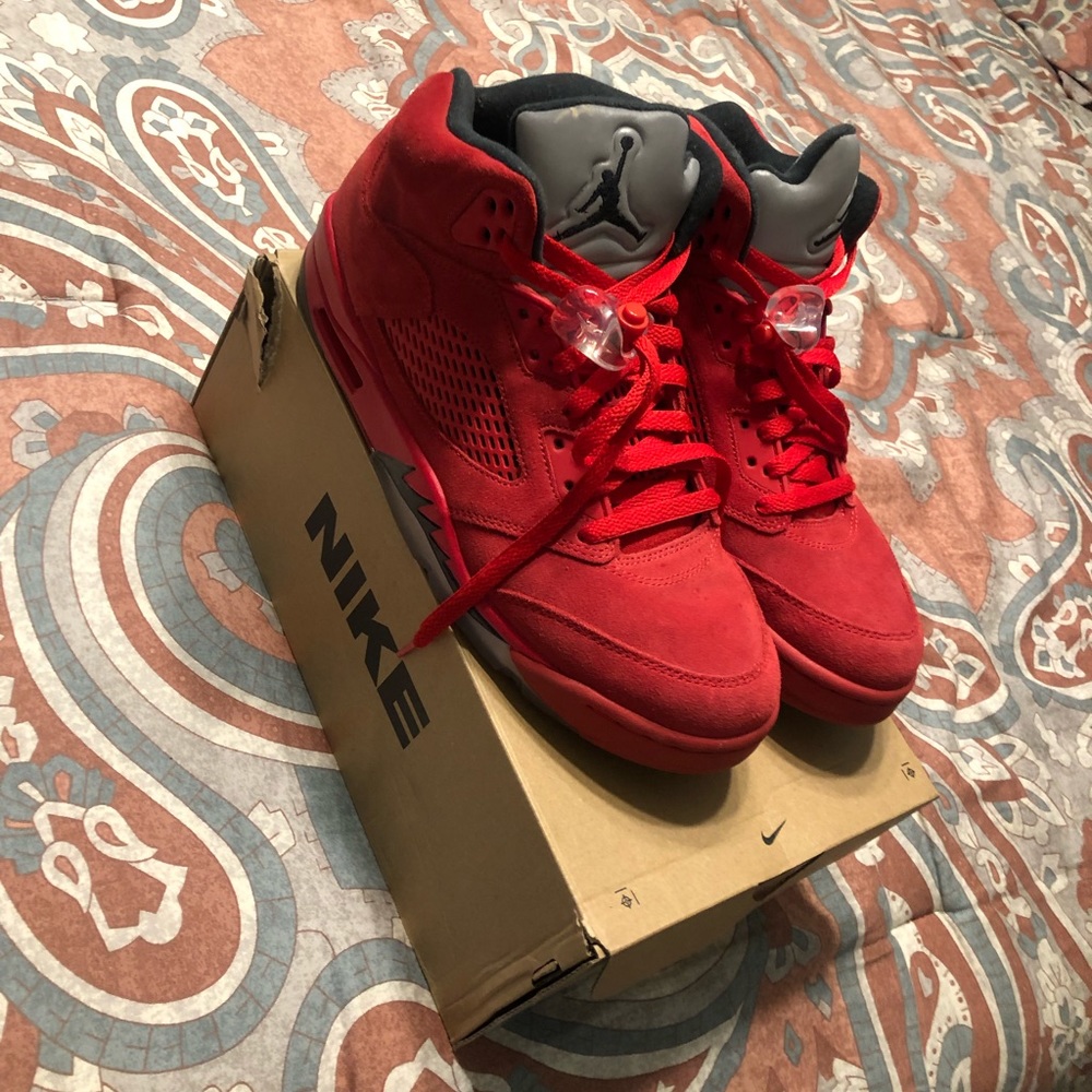 Air Jordan 5s Retro 'Red Suede'